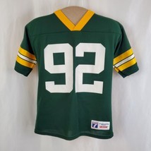 Vintage 90&#39;s Logo 7 Green Bay Packers Reggie White #92 Jersey Kids M 10-12 - £15.65 GBP