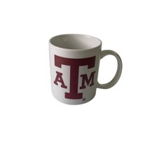 Texas A&amp;M White Maroon Coffee Tea Mug M Ware Aggies EUC - £7.64 GBP