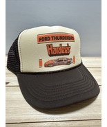 Hardee’s Ford Hat Vintage Trucker Hat snapback Tan Brown NASCAR Racing Hat - $344.86 MXN