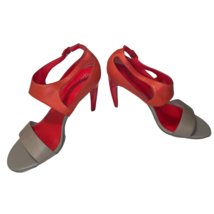 Maria Sharapova NIKEAIR Cole Haan Orange Taupe High Heel Pump Sandal Shoes Sz 9 - £35.62 GBP