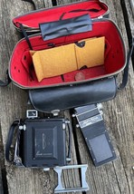 Busch Pressman Camera W/ Adapt-Roll- 620 &amp; Case Untested - £92.20 GBP