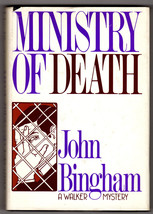 John Bingham MINISTRY OF DEATH First US edition 1977 Hardcover Walker Mystery - £17.62 GBP
