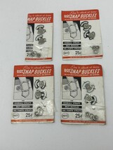 8 NOS VTG Sewing Supplies Lot Adjustable Shoulder Straps DOT 3/4&quot; Snap B... - £7.62 GBP