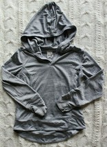 Girls Danskin Now Gray Hooded Long Sleeve Activewear Hoodie Size XS (4-5) - £3.98 GBP