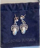 GEORG JENSEN Heritage Sterling Silver Earrings 2005 - Rare - $465.76 CAD