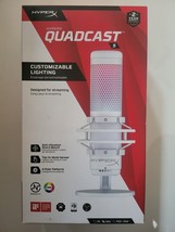 HyperX QuadCast S RGB USB Condenser Microphone for PC/PlayStation 4 - White - £59.94 GBP