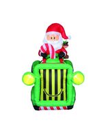 Ace Trding-Four Seasons Air Blown Santa with Tractor Inflatable - $2,674.41 MXN