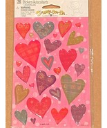 American Greetings Puffy Heart Stickers 1 Sheet 26 Stickers *NEW/SEALED* p1 - $8.19 CAD