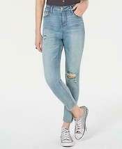 Vanilla Star Juniors Super High-Rise Ripped Skinny Jeans, Size 26wx27L - $22.77