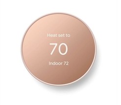 Smart Thermostat For Home - Programmable Wifi Thermostat - Sand - £130.48 GBP