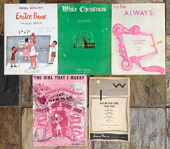 Lot of 5 IRVING BERLIN Sheet Music-Cover Art-Vintage - $18.70
