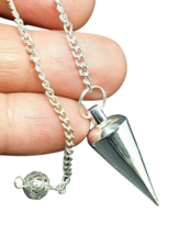 Pendulum Solid Metal Cone Professional Dowser Divination Sensitive Point... - £11.16 GBP