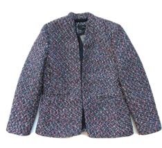 NWT J.Crew Going Out Blazer in Pink Confetti Tweed Open Jacket 8 - £84.57 GBP