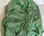 Vintage Green Women&#39;s Light Jacket 16 Sh3 - £7.08 GBP