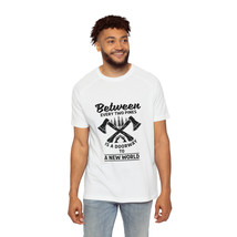 Nature Lover&#39;s Raglan T-Shirt: &quot;Between Every Two Pines&quot; Adventure Graphic - $36.05+