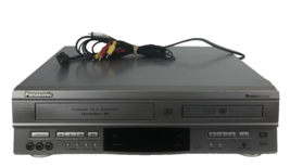 Panasonic VCR DVD Combo 4 Head Model PV-D4752 VHS Video Recorder Works No Remote - £48.30 GBP