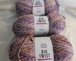 Big Twist Party Lavender Bellini lot of 3 Dye lot CNE1223039 - $18.99