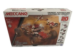 Meccano Desert Adventure Set, 20 Model Building Set, 263 Pieces Ages 8+ - $15.10