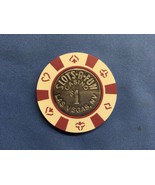 SLOTS A FUN CASINO $1 CASINO CHIP COIN INLAY - LAS VEGAS, NEVADA - $12.47 CAD
