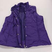 Studio Works Sport Women's Purple Full Zip & Button Sleeveless Vest Size Large image 10