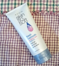 AVON Skin So Soft Fresh &amp; Smooth Shave Gel Sensitive Skin Meadowfoam NEW... - $12.80