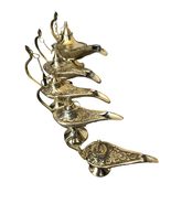 Terrapin Trading Brass Aladdin&#39;s Lamp Theatre Prop Akhand Jyot Diya Deep... - £15.37 GBP