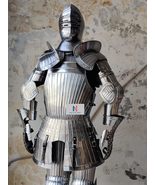 Maximilian Half Armour 1515 Reenactment LARP Steel Body Suit of Armor - £557.10 GBP