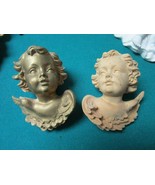 Hans &amp; Adolf Heinzeller Carved Angels Christmas Ornaments Bisque Plaster... - $47.36 CAD+