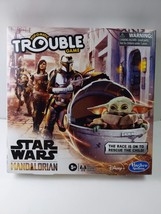 Star Wars Mandalorian Trouble Game Disney Hasbro Gaming Pop-O-Matic Baby Yoda - £10.90 GBP