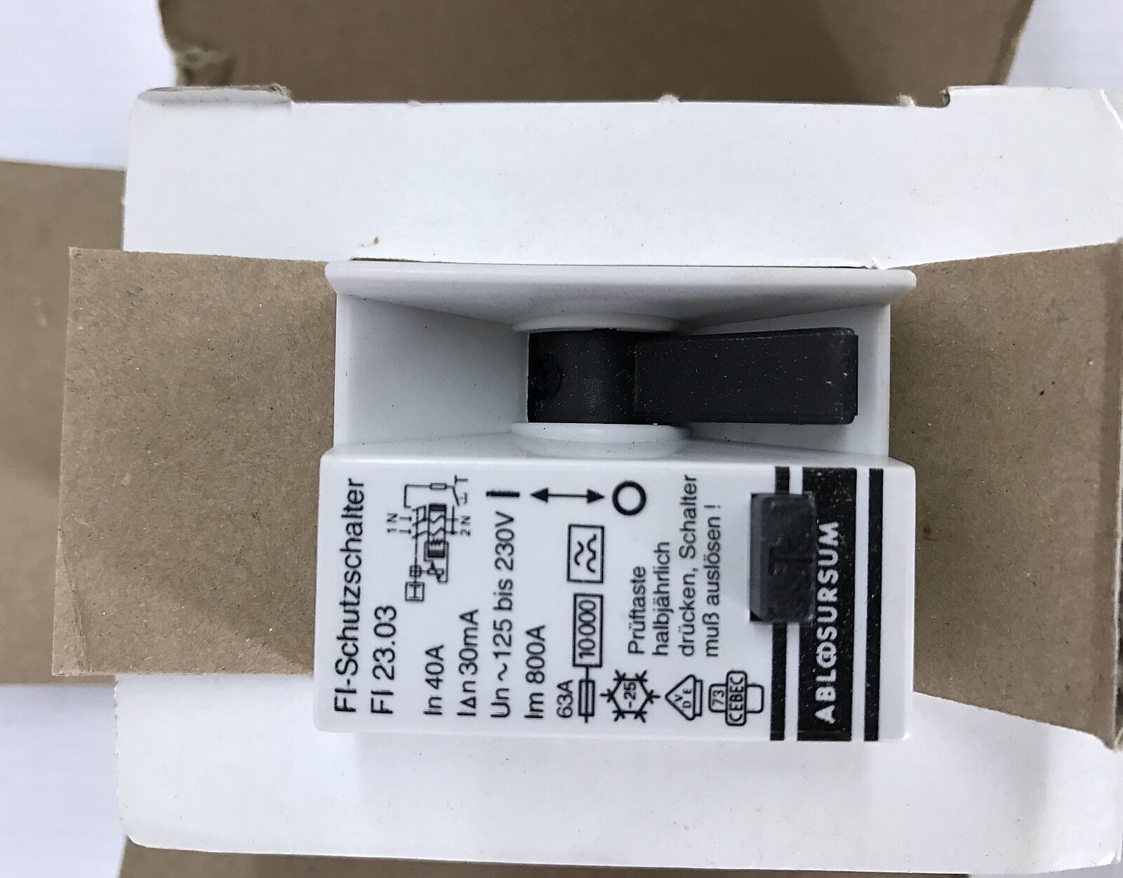New FI-Schutzschalter FI 23.03 Circuit Breaker FI2303 *BNIB - $56.84
