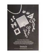 1987 TIFFANY &amp; CO &quot;Back to Glamour&quot; Collection Jewelry Vintage PRINT AD - £5.60 GBP