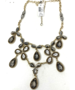 White House Black Market Neutral Statement Necklace, New - $696.68 MXN