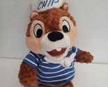 Disney Cruise Chip Plush Stuffed Animal Blue White Stripe Sailor Shirt C... - $18.79