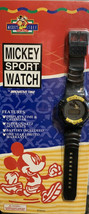 Disney Mickey Mouse Sport Watch New Old Stock Vintage Original Packaging Unopen - £15.73 GBP