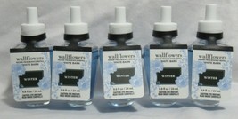 White Barn Bath &amp; Body Works Wallflower Fragrance Refill Bulb Lot 5 WINTER - £39.12 GBP