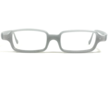 Miraflex Kinder Brille Rahmen NEW BABY Gummiert Grau Rechteckig 42-14-115 - $64.89