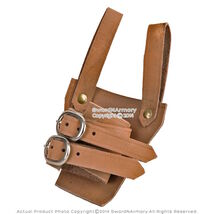 Brown Leather Broadsword Frog - $15.82