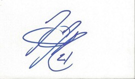 Jim Jackson Signed 3x5 Index Card Mavericks Ohio State - £15.56 GBP