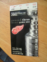 2002 Detroit Red Wings Stanley Cup Playoffs Round 3, Game 1 - £5.99 GBP
