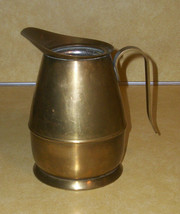 Mp Maxwell Phillips New York 1920 1930 Brass Barware Water Pitcher Table Service - £25.82 GBP