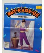 Vintage Genie Costume Harem Girl Halloween Fancy Kids Dress Size L JASMINE - $28.04
