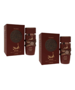 2pcs Lattafa Asad Bourbon Eau De Parfum Spray 3.4 oz 100ML Men’s Fragrance - $61.12