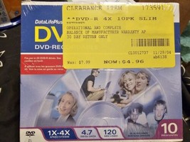 Verbatim DVD-R 10 Pk Data Life Plus - £7.58 GBP