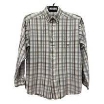 Ariat Mens Large Purple Plaid Shirt Western Button Excellent - AC - £12.77 GBP