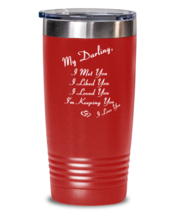 Darling Tumbler. I Met You I Liked You I Loved You. Red-T-20oz  - £22.87 GBP