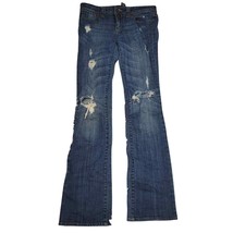 Destressed Bootcut Jeans Size 5 - £19.38 GBP