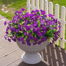 Artificial Fake Outdoor Plants Flowers For Spring Summer Decoration, 12 ... - $35.93