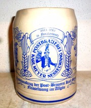 Post Brau Meyer Nesselwang 100 Years German Beer Stein - £7.93 GBP