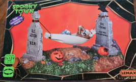 BAG O&#39;BONES Hammock Skeleton Animated Accent Halloween Lemax Spooky Town 24461 - £22.93 GBP
