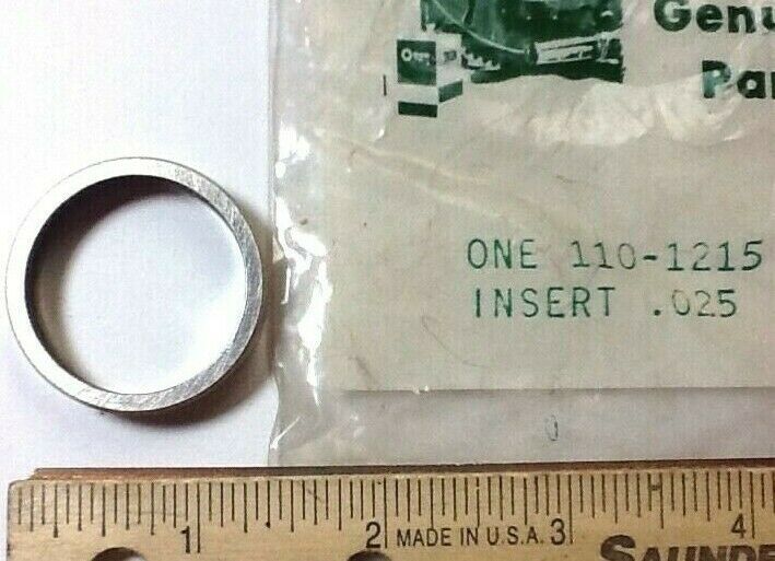 RJC 110-1215-25 OVERSIZE EXHAUST SEAT INSERT  Onan Insert +.025 1 PC - $9.65